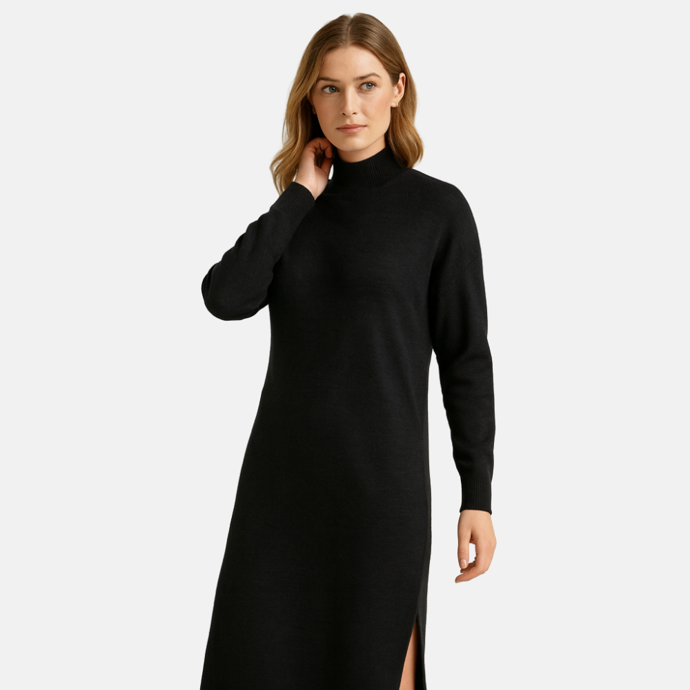 Women’s Ribbed Knit Sweater Dress