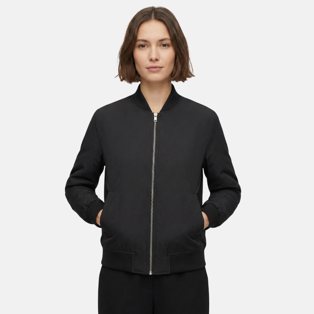Women’s Minimalist Bomber Jacket